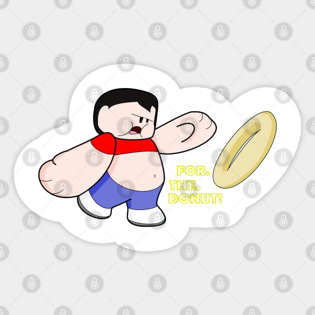 Chubby Hurdles Sticker by En.ReSourcer